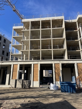 Construction façon DOM INO en terminaison de gros oeuvre + pisé en place à Grenoble (38)