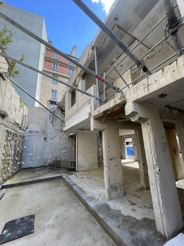 rehabilitation / transformation des niveaux RDC et SOUS SOLs Rue H&eacute;l&egrave;ne Jakubowicz &agrave; Paris XX&egrave;me avec BOIDOT Architectes Paris (75)