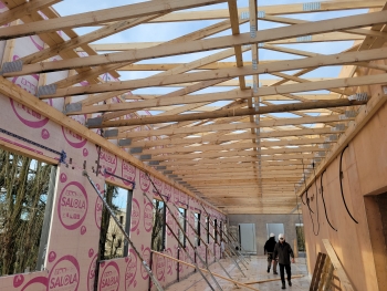 construction du centre SPA  avec ARRA Agence R&eacute;gis Roudil Architectes &agrave; CHENNEVIERES (94)