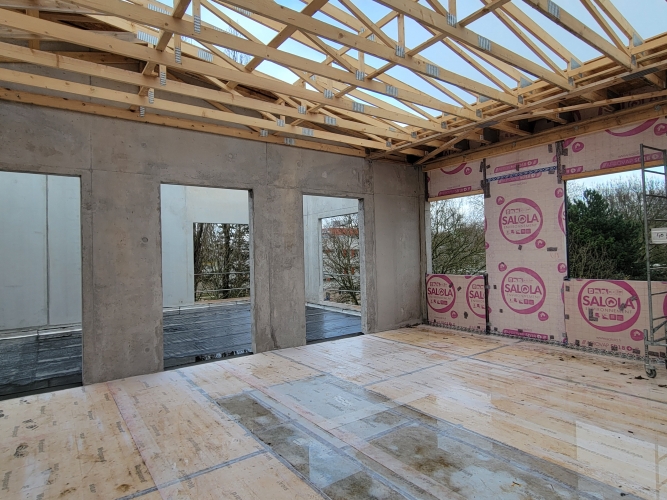 construction du centre SPA  avec ARRA Agence R&eacute;gis Roudil Architectes &agrave; CHENNEVIERES (94)