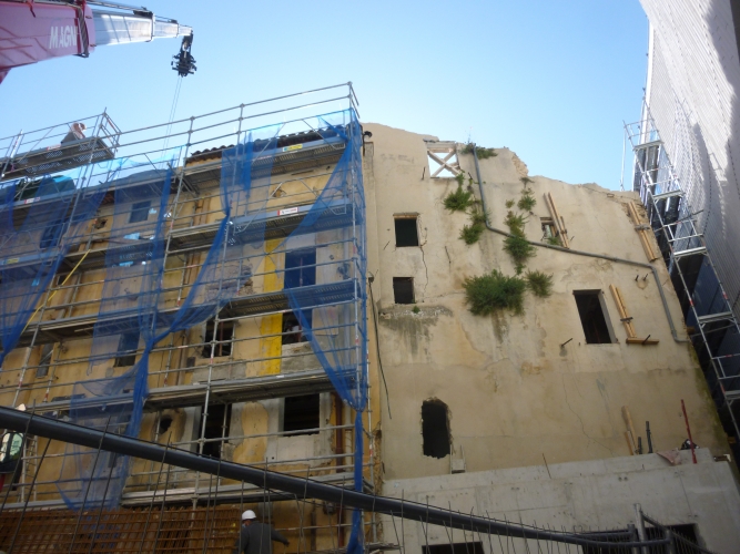 Réhabilitation d'un immeuble îlot Nègre à Grasse (06)