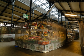 Marché couvert de la Chapelle à Paris (75)