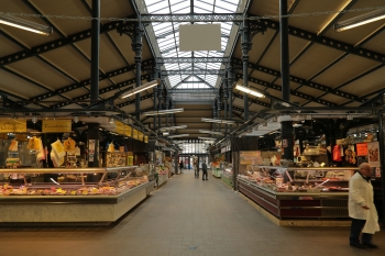 Marché couvert de la Chapelle à Paris (75)