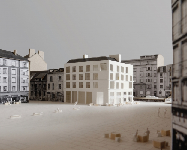Construction d'un programme de 10 logements collectifs et commerces à Rennes (35)