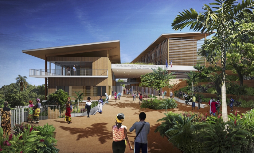 Construction d'un lycée polyvalent à Mamoudzou (Mayotte)