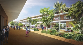 Construction d'un lycée polyvalent à Mamoudzou (Mayotte)