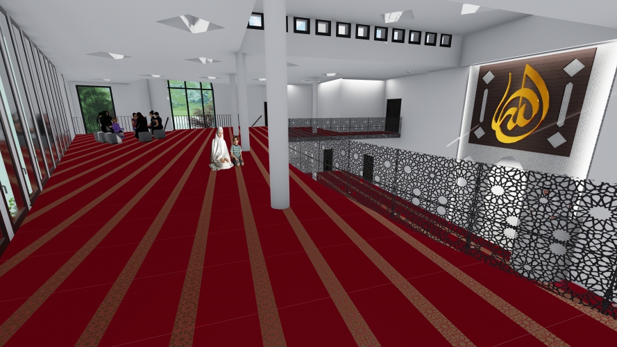 Construction du centre culturel musulman à Grenoble (38)