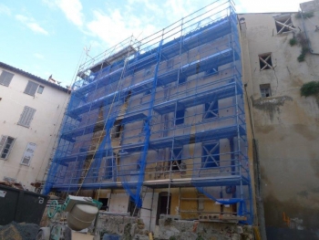 Réhabilitation d'un immeuble de logements en logements étudiants Ilot Nègre à Grasse (06)