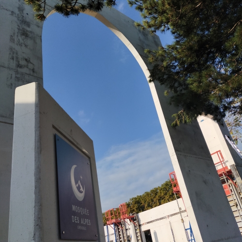 Construction du centre culturel musulman à Grenoble (38)