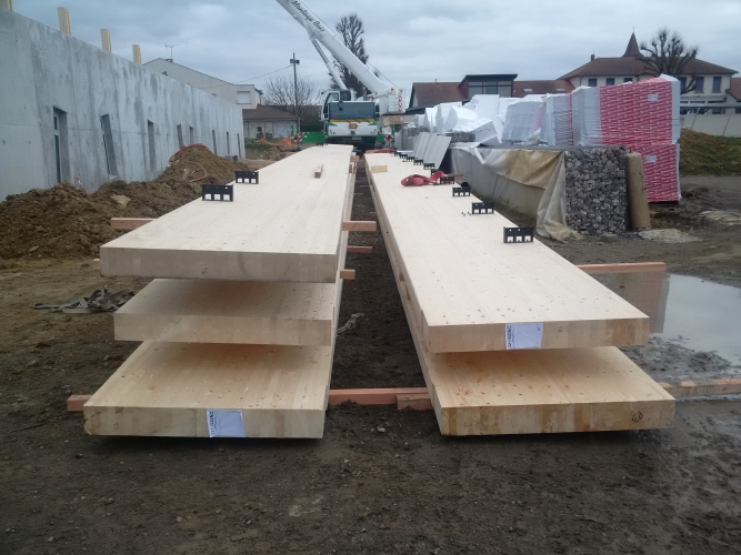 Construction d'un gymnase intercommunal à Puiseux en France (95)