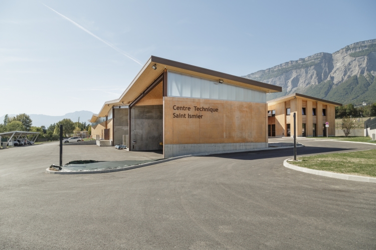 Construction d'un centre technique municipal à saint Ismier
