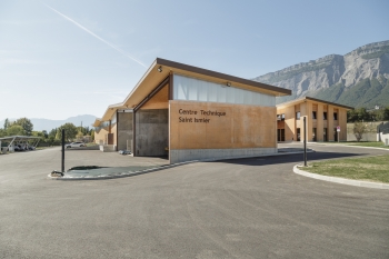 Construction d'un centre technique municipal à saint Ismier