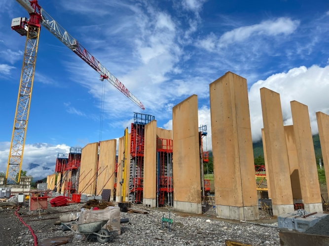 Construction d'un centre technique municipal à saint Ismier